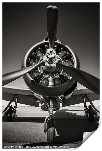 fighter plane Print by Frank Peters