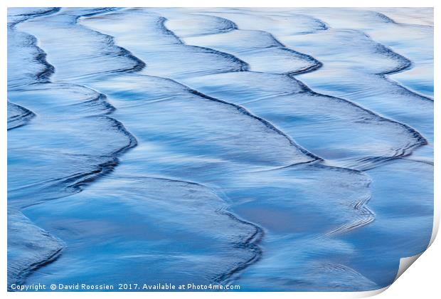 Ebbing Tide, Ruby Beach, Washington, USA Print by David Roossien