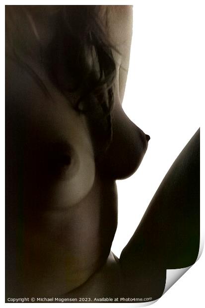 Nude Print by Michael Mogensen