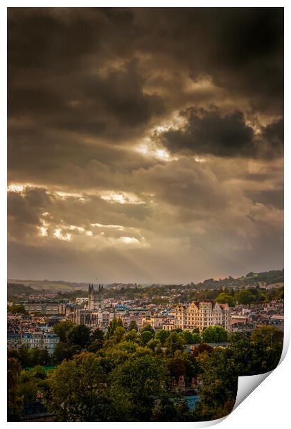Bath before the Storm Print by Cameron Gormley