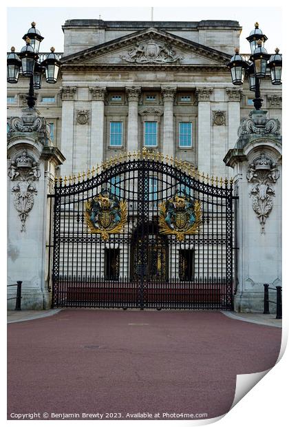 Buckingham Palace  Print by Benjamin Brewty