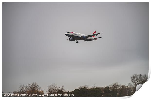 British Airways  Print by Benjamin Brewty