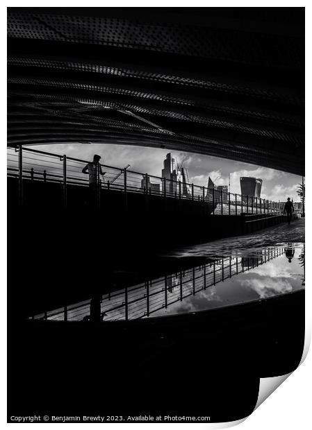 Black & White Street Photography Print by Benjamin Brewty