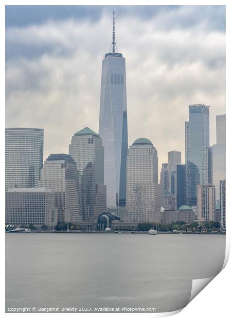 One World Trade Centre Print by Benjamin Brewty