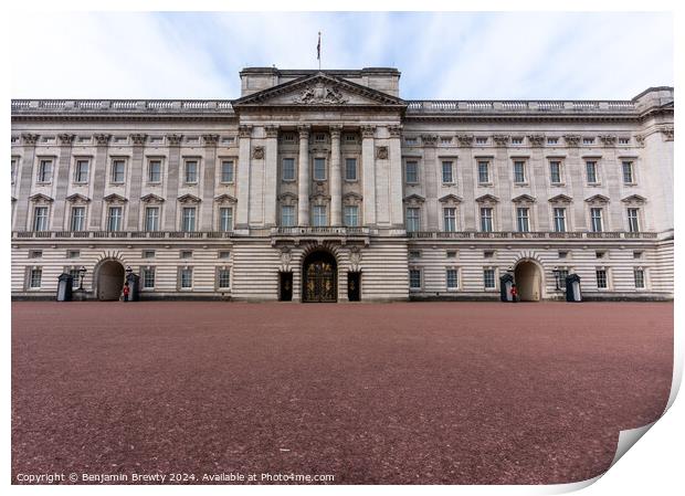 Buckingham Palace Print by Benjamin Brewty