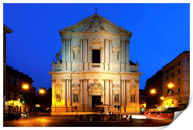 Sant'Andrea della Valle Print by Fabrizio Troiani