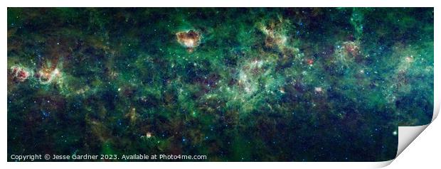 Outer Space Galaxy Stars Universe Cosmic Print by Jesse Gardner