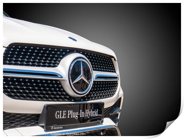 Mercedes-Benz GLE Plug-in-Hybrid Print by Cristi Croitoru