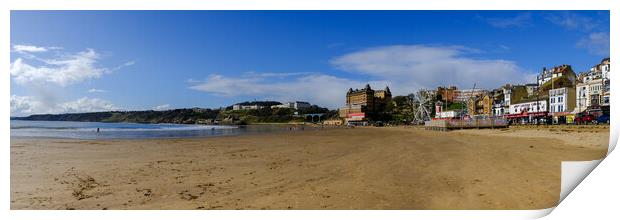South Bay Scarborough Panoramic Print by Steve Smith