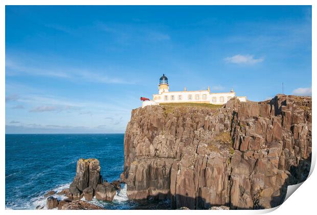 Neist Point Lighthouse Print by Steve Smith