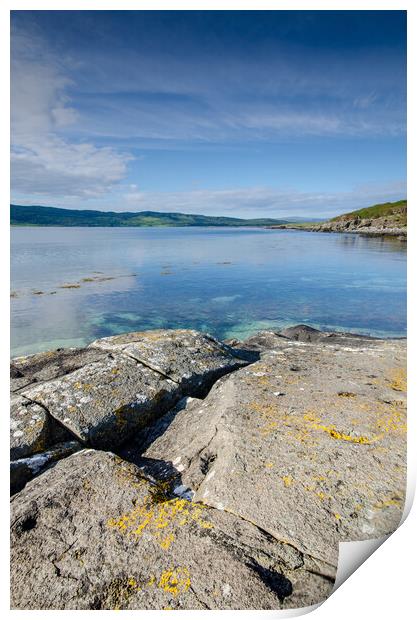 Loch Na Keal Print by Steve Smith