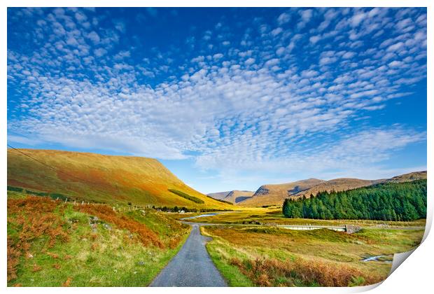 Glen Lyon Print by Steve Smith