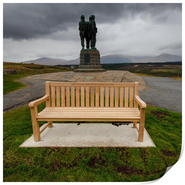 Scottish Commando Monument Print by Steve Smith
