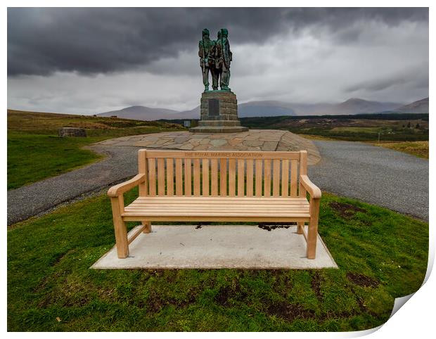 Scottish Commando Monument Print by Steve Smith