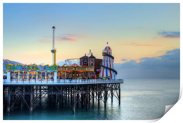 Brighton Pier Print by Steve Smith