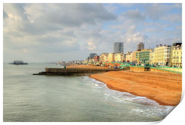 Brighton West Pier Print by Steve Smith