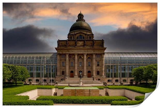 Bavarian State Chancellery, Berlin Print by Steve Smith