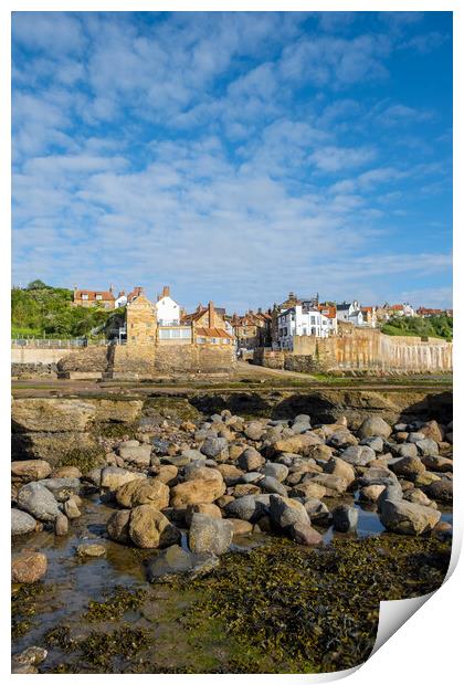 Robin Hoods Bay North Yorkshire Print by Steve Smith