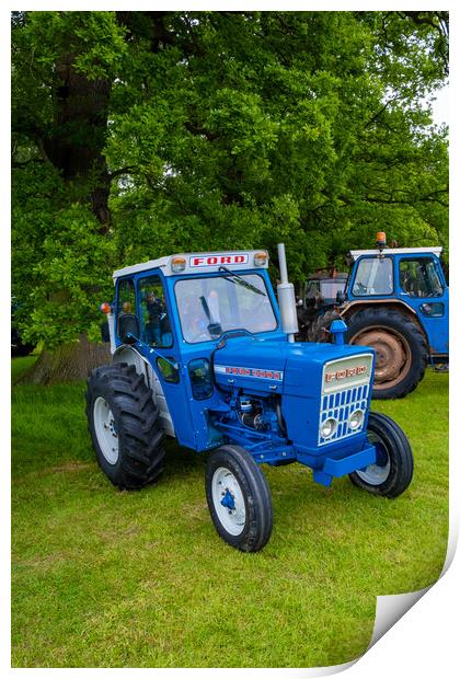 Ford 3000 Tractor Print by Steve Smith