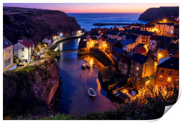 Staithes North Yorkshire Print by Steve Smith