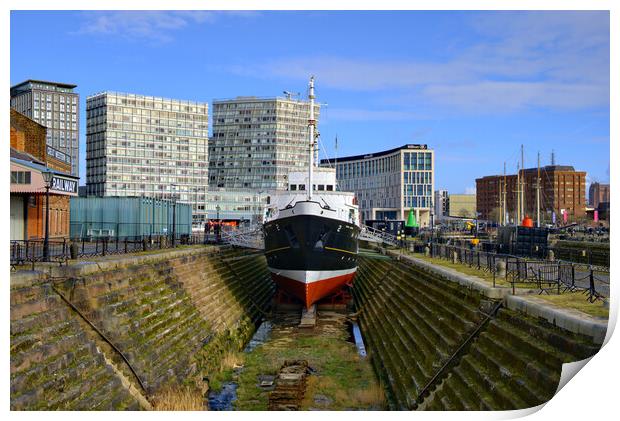 Royal Albert Docks Print by Steve Smith