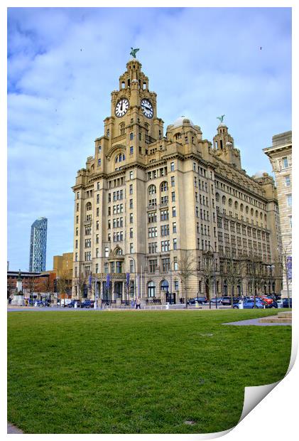 Liver Building Liverpool Print by Steve Smith