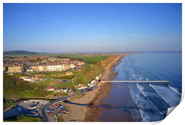 Saltburn By The Sea Pier Print by Steve Smith