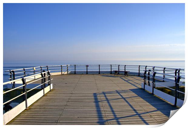 Saltburn By The Sea Pier Print by Steve Smith