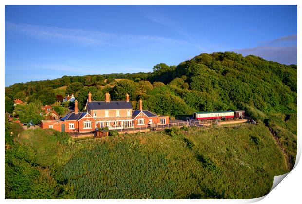 Sandsend Old Station Print by Steve Smith