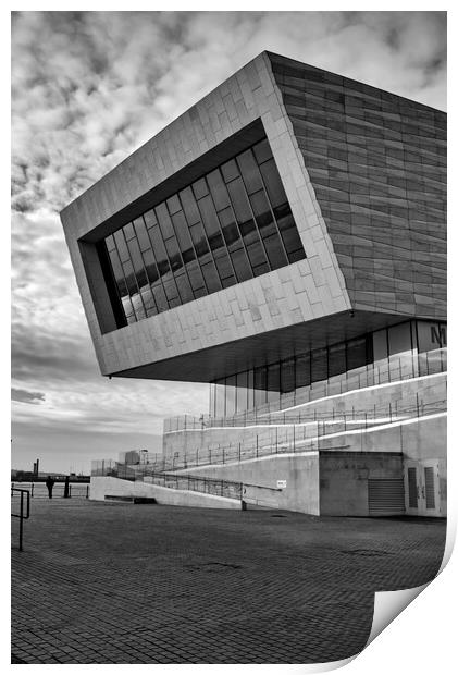 Museum of Liverpool Mono Print by Steve Smith