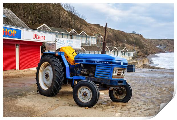 The Filey Tractor Print by Steve Smith