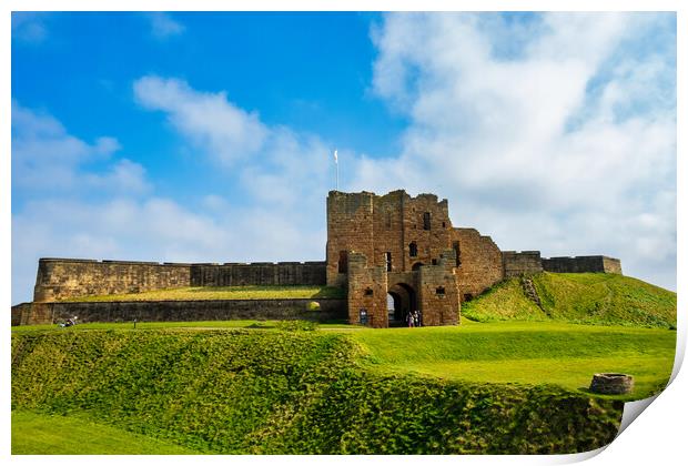 Tynemouth Priory Print by Steve Smith