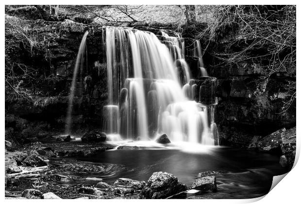 East Gill Force Mono Print by Steve Smith