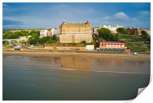 Scarborough Grand Hotel Print by Steve Smith