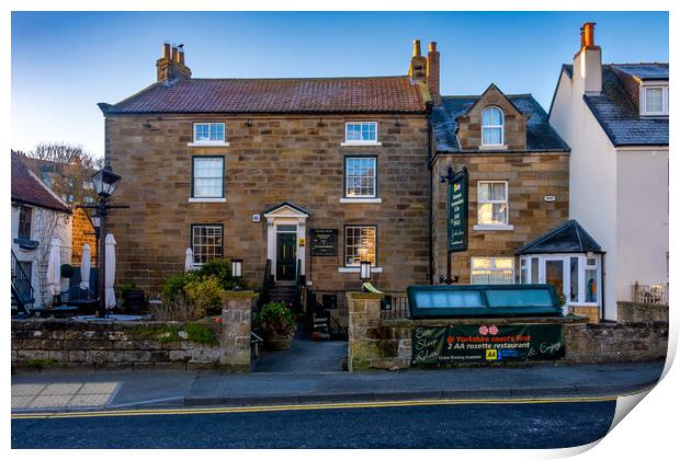 Estbek House Sandsend Print by Steve Smith