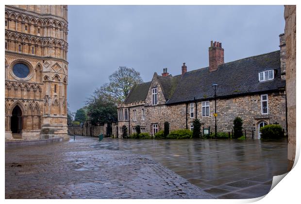 Minster Yard Lincoln Print by Steve Smith