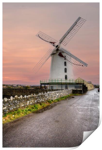 Blennerville Windmill Print by Steve Smith
