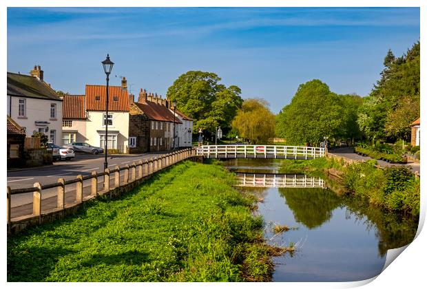 Great Ayton: A Quaint Getaway Print by Steve Smith