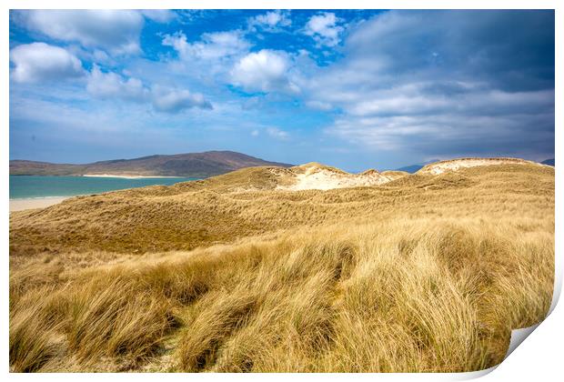 Luskentyre: A Turquoise Paradise Beach. Print by Steve Smith