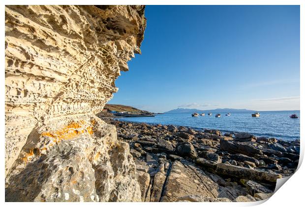 Elgol Isle of Skye: Seaside Haven. Print by Steve Smith