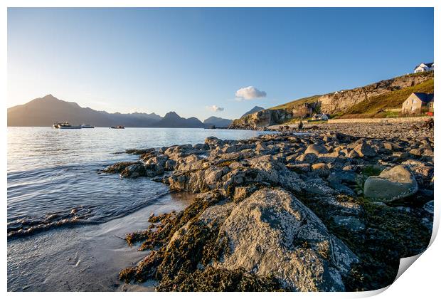 Elgol Isle of Skye: Tranquil Seclusion Print by Steve Smith