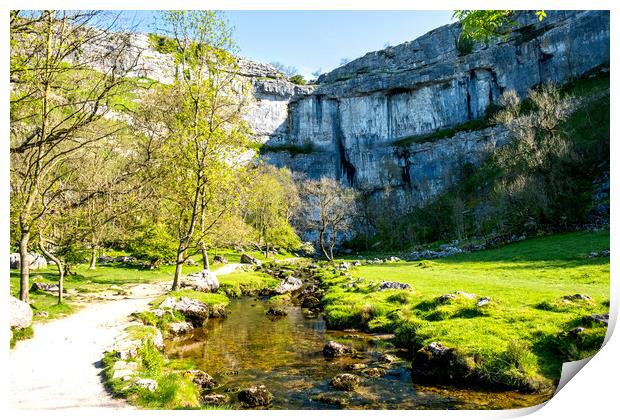 Malham Cove: Nature's Masterpiece Print by Steve Smith