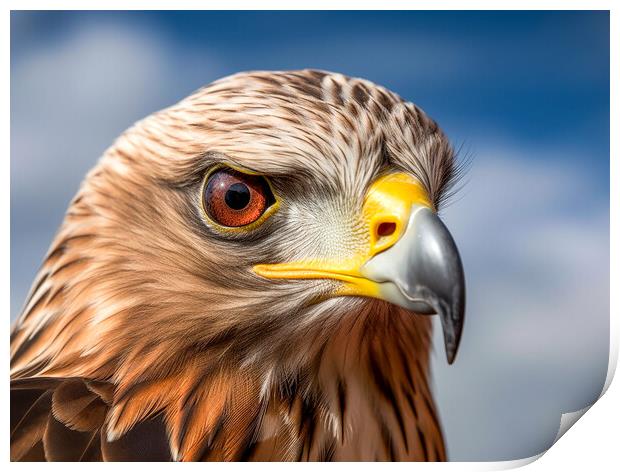 The Red Kite Print by Steve Smith