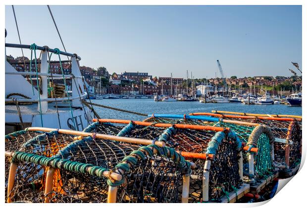 Whitby Marina Print by Steve Smith