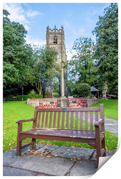 Friary Gardens Richmond Yorkshire Print by Steve Smith