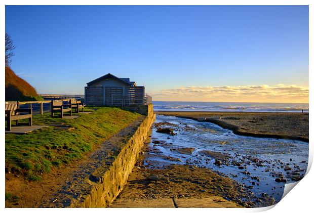 Sandsend North Yorkshire Print by Steve Smith