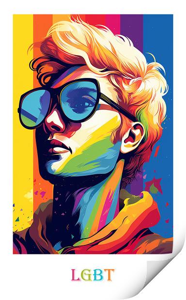 LGBT Poster Print by Steve Smith