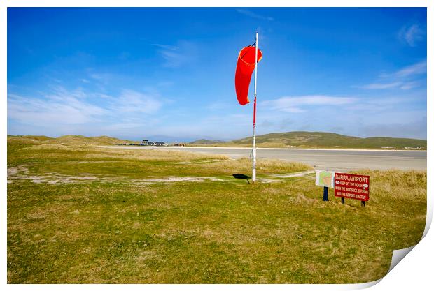 Barra Airport Print by Steve Smith