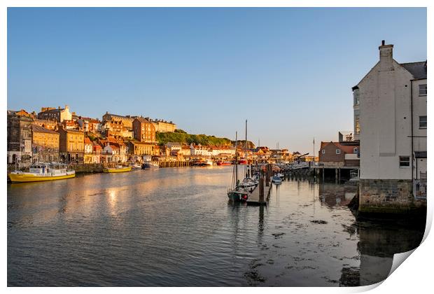 River Esk Whitby Print by Steve Smith