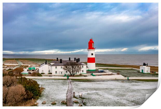 Souter Lighthouse Print by Steve Smith